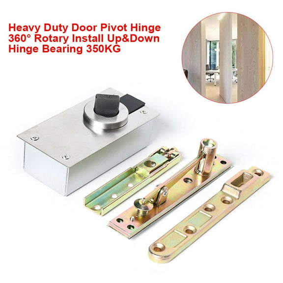 Heavy Duty Stainless Steel+Casting Iron Door Pivot Hinge, 360 Rotary Install Up & Down Hinge Bearing