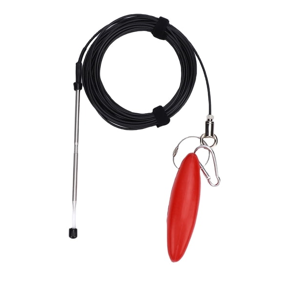 Heavy Duty Stainless Steel Fishing Stringer with Floater, Tangle-Free 26.2ft / 8m Fish Holder Rope Live Lock for Big Fish, Outdoor Fishing Gear (26.2ft / 8000mm)