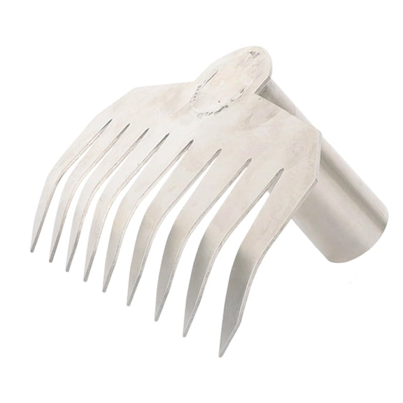 Heavy Duty Stainless Steel Garden Rake with 9 Tines for Efficient Soil Cultivation and lawncare Precision Garden Tool for Outdoor Yard