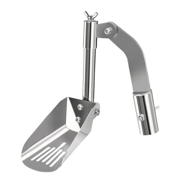 Heavy Duty Stainless Steel Gutter Cleaning Tool Efficient Roof Ditch Shovel for Garden Debris Removal