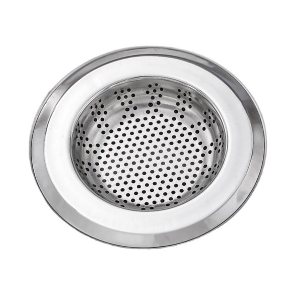 Heavy Duty Stainless Steel Kitchen Sink Strainer Basket with Wide Rim, Floor Drain Mesh for Kitchen Sinks