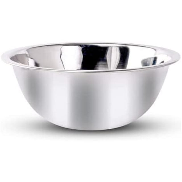 Heavy Duty Stainless Steel Large Mixing Bowl/Dish, (Approx. 28cm, 4L), for Kitchen, Serving Bowl