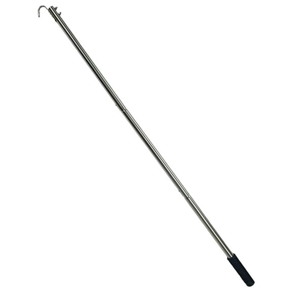 Heavy Duty Stainless Steel Loft Ladder Pull Down Kit with Storage Hook for Easy Operation and Compatibility