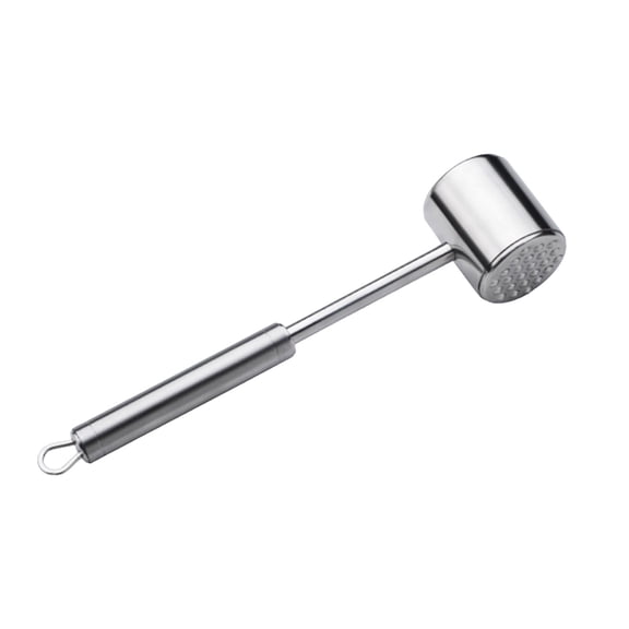 Heavy Duty Stainless Steel Meat Mallet Pounder Tool for Kitchen Dishwasher Safe Beef Steak Preparation