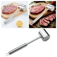thumbnail image 1 of Heavy Duty Stainless Steel Meat Mallet Pounder Tool for Steak Chicken Beef Kitchen Utensils and Gadgets, 1 of 3