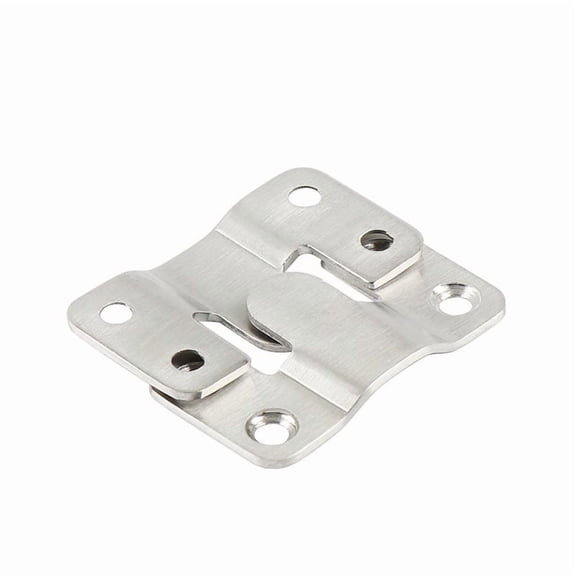 Heavy Duty Stainless Steel Mount Bracket, Photo Frame Hook, Furniture Connector for Hanging Headboards, Large Picture Display Wall Mount Hardware