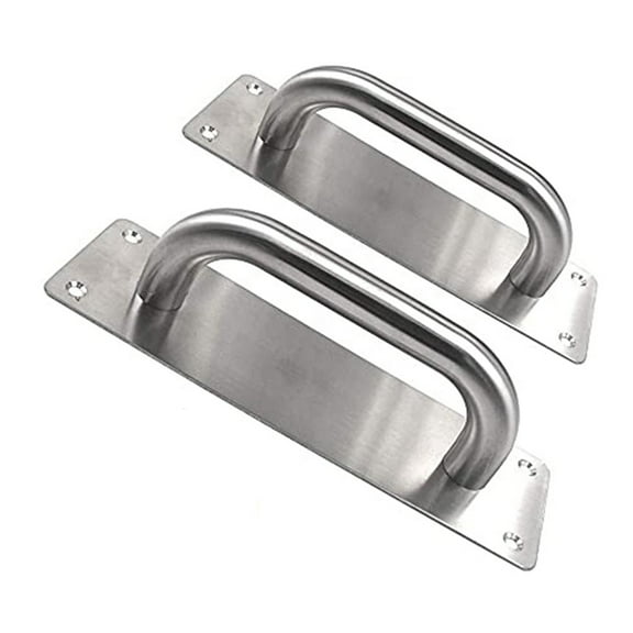 Heavy Duty Stainless Steel Pull Push Door Handles,2 Pack for Commercial,Barn & Fire Doors
