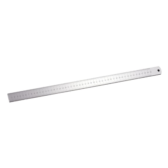 Heavy Duty Stainless Steel Ruler with Clear Measurements for Accurate Drafting