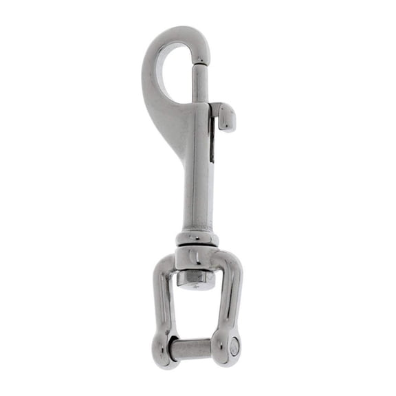 Heavy Duty Stainless Steel Shackle Bolt Snap Hook for Yacht Scuba Diving Boat Marine Equipment Outdoor Water Sports 100MM