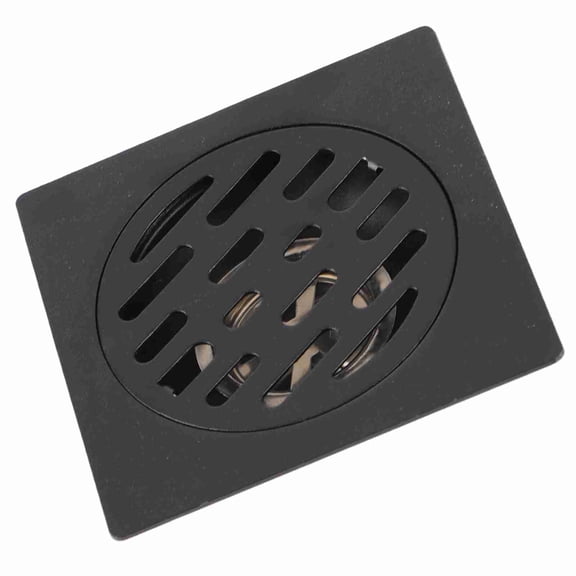 Heavy Duty Stainless Steel Square Floor Drain 3.94 inches / 10 cm Rust Resistant Bathroom Shower and Toilet Waste Grate Strainer Common Type