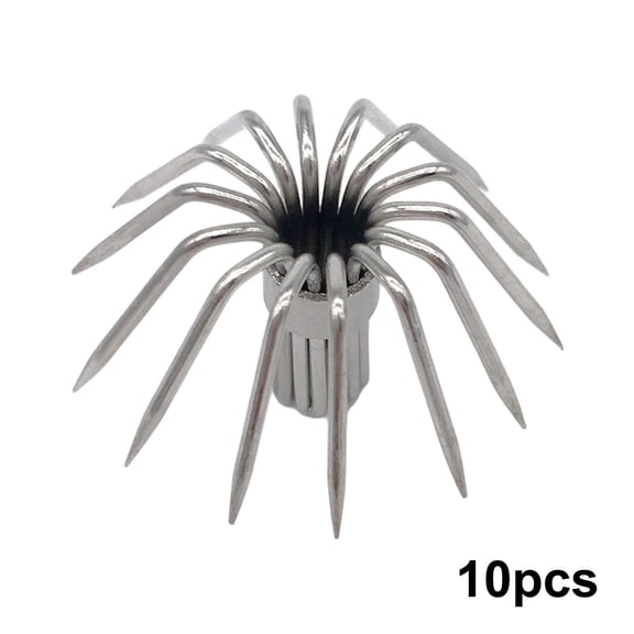 Heavy Duty Stainless Steel Squid Rig With Hooks For Saltwater Freshwater Fishing Adventure Trolling Jigging Bottom Attractor Angling Tackle 10PCS