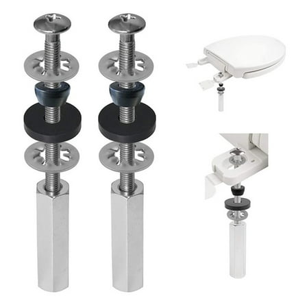 Heavy Duty Stainless Steel Toilet Screws Bolts Kit With Washers Nuts For Seat