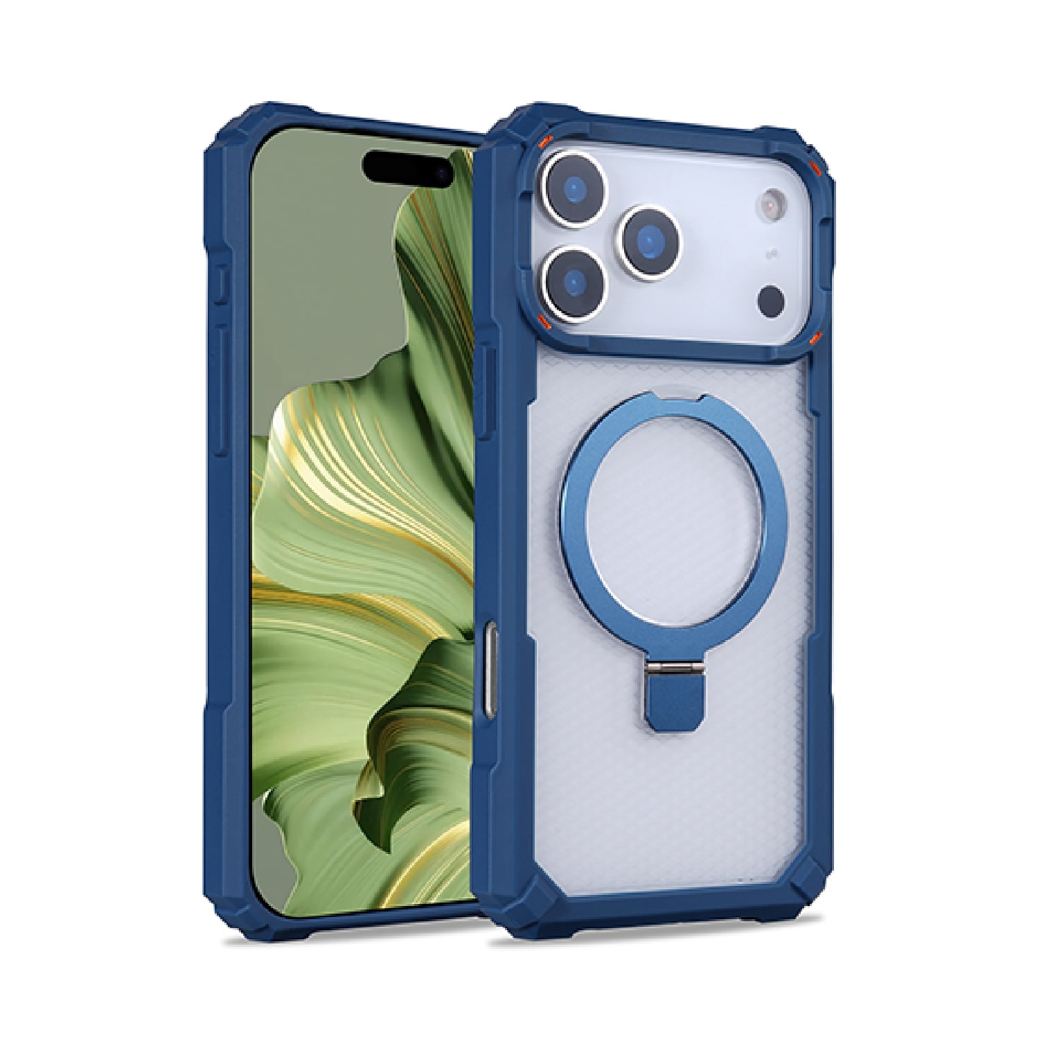 Heavy Duty Stand Case for iPhone 17 Pro - Dark Blue