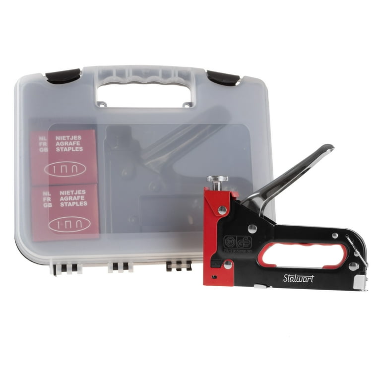 3 WAY STAPLER Staple Gun Brad Nailer KIT Heavy Duty Upholstery Wood with Case 3 WAY STAPLER Staple Gun Brad Nailer KIT Heavy Duty Upholstery Wood with Case