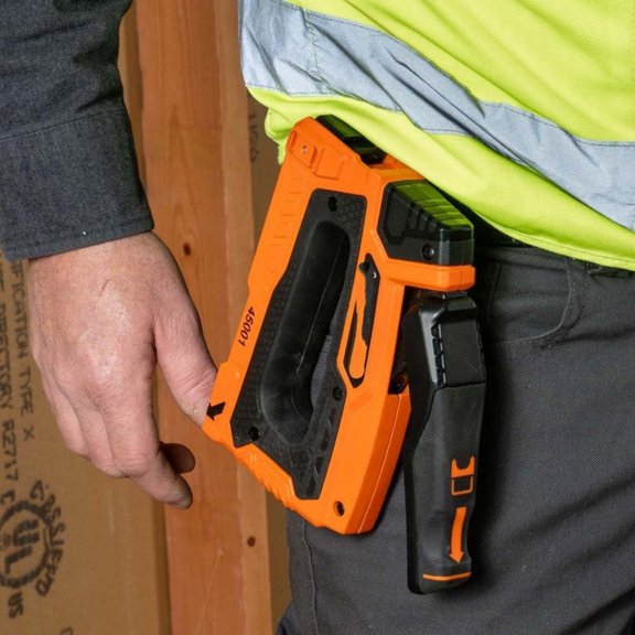 Heavy Duty Staple Gun, Loose Cable Stapler for Voice and Data Cable, Fits 13/64-Inch to 19/32-Inch Insulated Staples