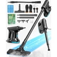 thumbnail image 1 of Heavy Duty Steam Mop for Floor Cleaning 14-in-1 Lightweight Detachable Handheld Cleaner with Multi-Purpose&Powerful No-Chemical Steamer Home|Hardwood|Grout|BBQ|Window (Black), 1 of 4
