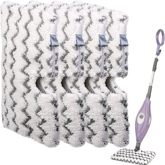 Heavy-Duty Steam Mop Replacement Pad for Shark Steam Pocket Mop S3501 S3601 S2901 S2902 S3550 S3801 S3901 SE450 S3601D S3901D for All Hard Floors Soft Scrub Mop Pad for Shark by Flammi