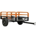 thumbnail image 1 of Heavy Duty Steel ATV Dump Trailer, 1500-Pound Load Capacity, Tow Behind Dump Cart Garden Trailer, for Mowers, Tractors, ATV, UTV, 1 of 7