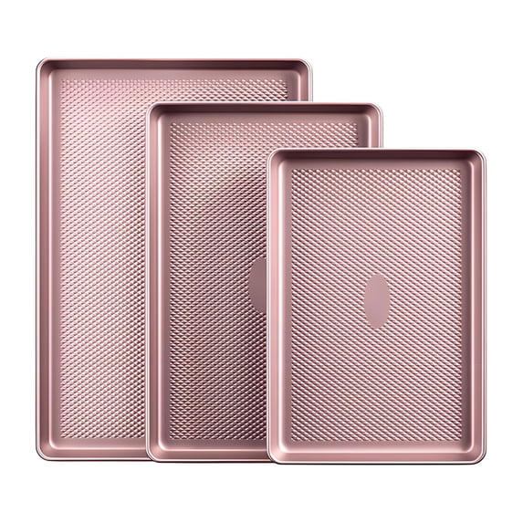 Heavy Duty Steel Baking Sheet Non Stick Oven Tray For Even Heating Roasting Cooking And