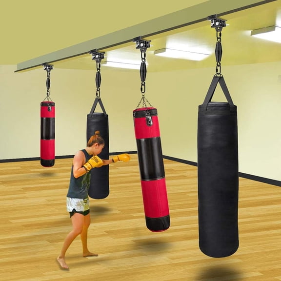 Heavy Duty Steel Beam Hanger, Heavy Bag Mount, I Beam Heavy Bag Hanger with Spring for Boxing Muay Thai Training, 350Lbs Capacity$$Sport & Recreation Other