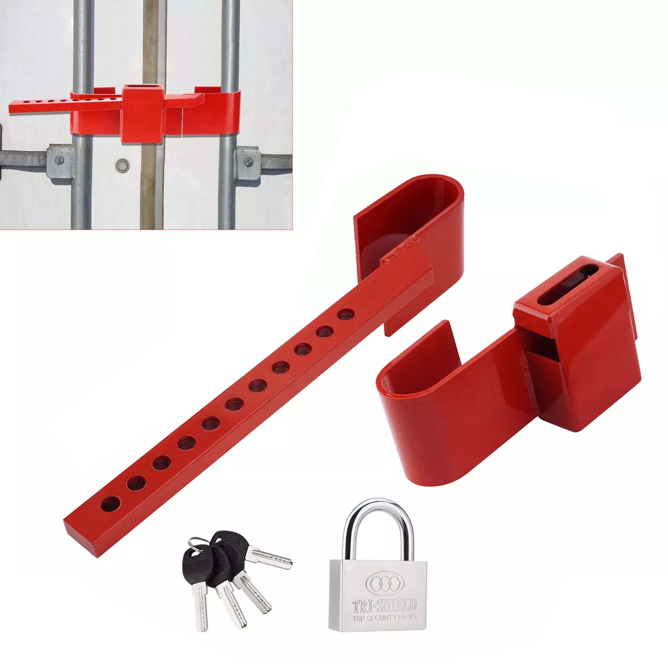 Heavy Duty Steel Cargo Door Lock, Standard Shipping Container Lock with