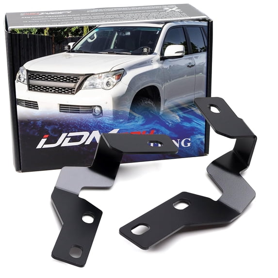 Heavy Duty Steel Constructed Hood Hinge Mount A-Pillar LED Ditch Light Bracket Hardware For Lexus 2010-2023 GX GX460