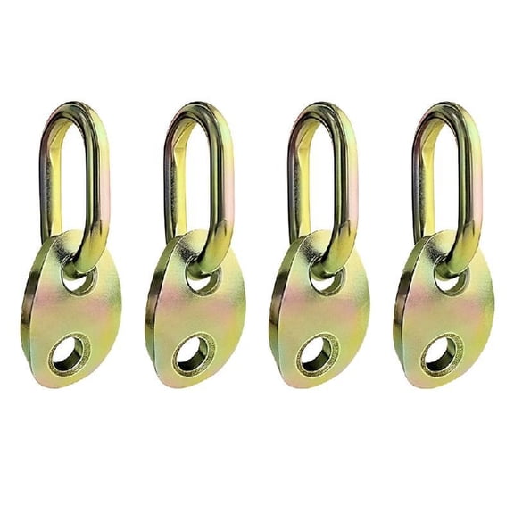 Heavy Duty Steel Engine Lift Hooks with - Finish for Professional Automotive & Motorcycle Repair (4-Pack)