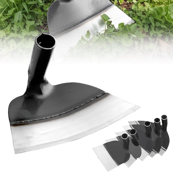 Heavy-Duty Steel Farm Gardening Weeding Hoe Head, Hoe Heads Replacement, Digging Hoe for Weeding Soil Loosening
