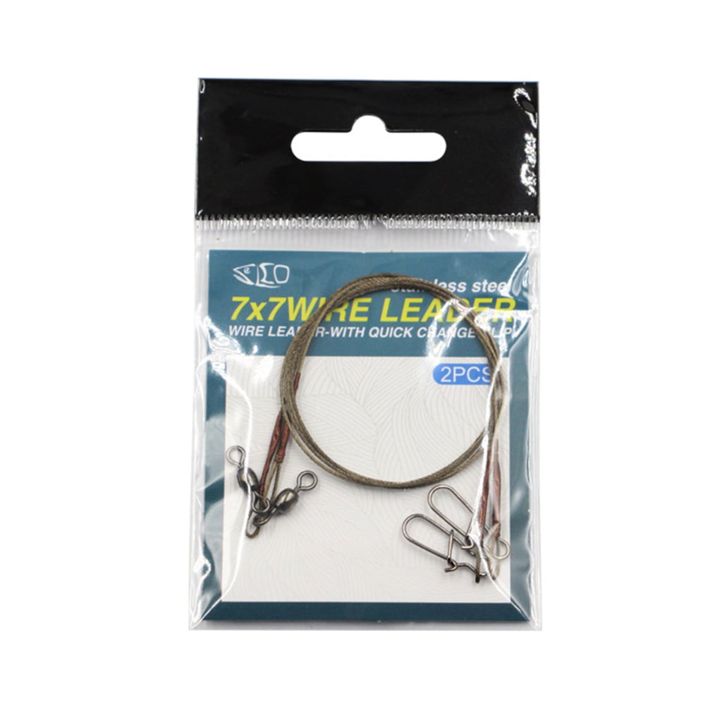 Heavy Duty Steel Fishing Leader Line Break Knotting Multiple ...
