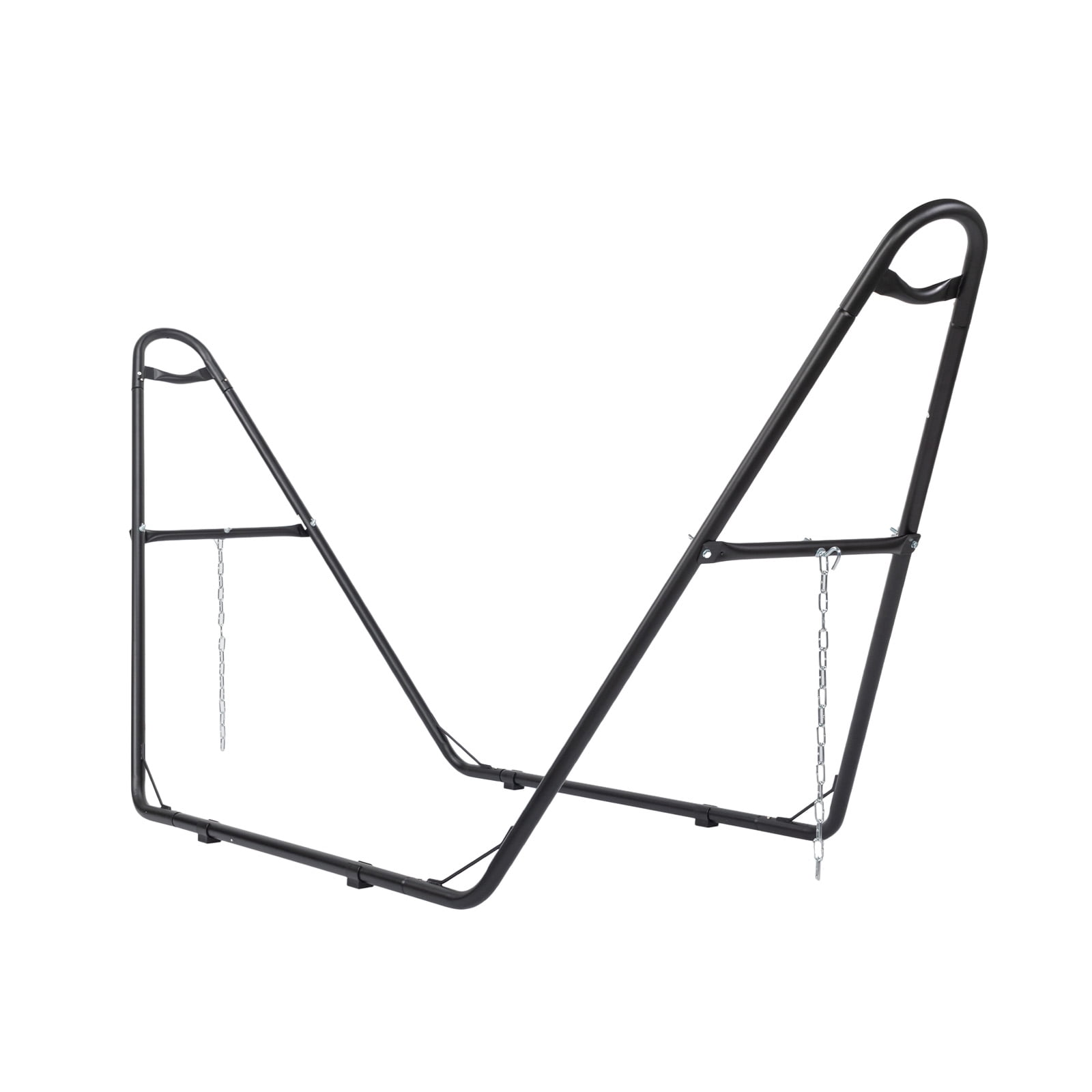 Heavy-Duty Steel Hammock Stand 315×104×128cm Multi-Style Universal Hammock Frame with Adjustable Hanging Hooks for Backyard Patio Indoor