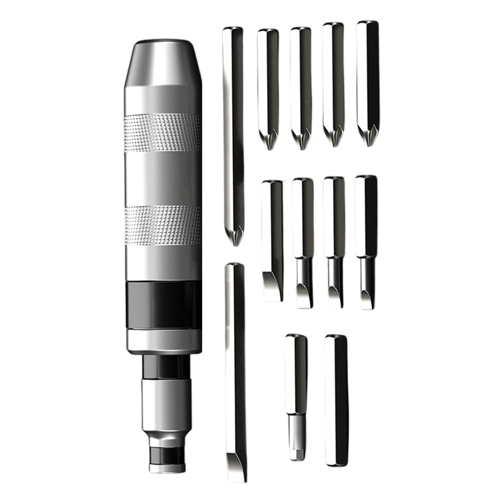 Impact Driver Tips Set Heavy Duty Steel Impacts Driver Set Including 13 Crosses Flat Hexagonal ...