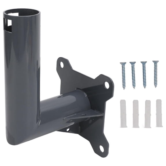 Heavy-Duty Steel L-Shaped Wall & Roof Mount Bracket for Starlink Satellite Dish, Outdoor Mounting Bracket with Hardware