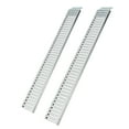 thumbnail image 1 of Heavy Duty Steel Loading Ramps Set of 2 – 1000 lbs Capacity – Non-Slip, Easy Assembly – for ATVs, Motorcycles, Lawn Mowers, Dirt Bikes, Trailers, Pickup Trucks – 72" Length – Silver, 1 of 7