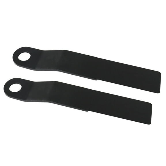 Heavy Duty Steel Mower For King Skidsteer Brush Hog Cutter Blades 2pcs AR400