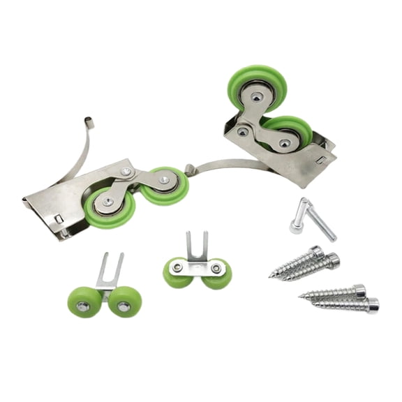 Heavy Duty Steel & Nylon Furniture Sliding Door Rollers Set Sliding Roller set
