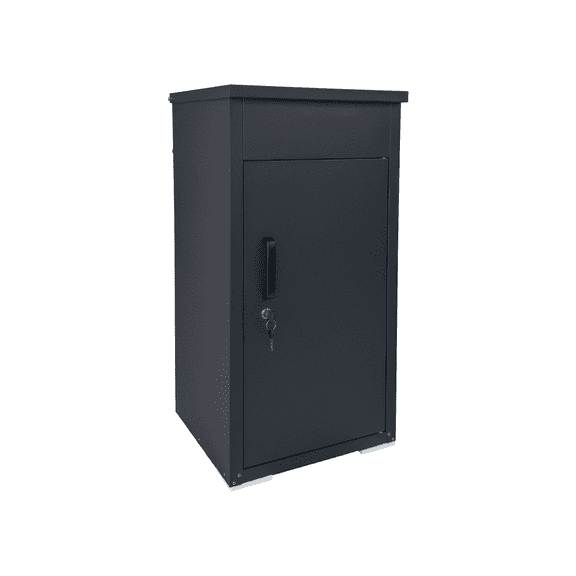 Generic Heavy Duty Steel Package Delivery Box, Anti-Theft Lockable Parcel Mailbox