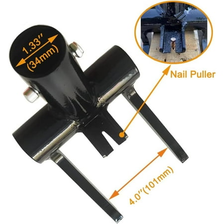 Heavy Duty Steel Pallet Buster with Nail Puller for Wooden Pallet Removal