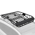 thumbnail image 1 of Heavy-Duty Steel Roof Rack Basket with Extension, Universal 63x43 Inch Rooftop Cargo Carrier with 300LBS Load Capacity for SUV, Pick Up Trucks, and Cars, 1 of 7