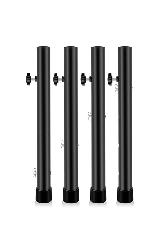 Heavy Duty Steel Table Leg elevator with Reinforced Casting Process Height Extenders set for Foldable Desks/Countertops