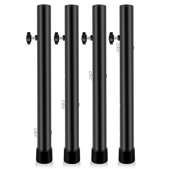 Heavy Duty Steel Table Leg elevator with Reinforced Casting Process Height Extenders set for Foldable Desks/Countertops