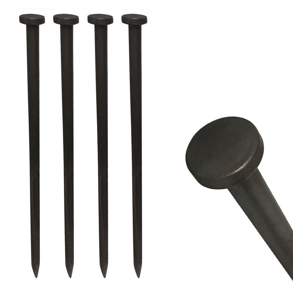 Heavy duty clearance steel tent stakes