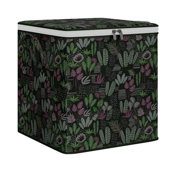 Heavy Duty Storage Bag – 27.55x19.68in Collapsible Tote with Reinforced Handles & Double Zipper (3-sizes)