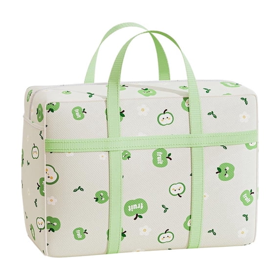 Heavy Duty Storage Bag 27.56x19.69x9.84In, Reinforced Handles for Moving, Thickened Fabric Water Resistant, Double Zipper Top Opening, Collapsible Reusable, College Dorm Packing Gift