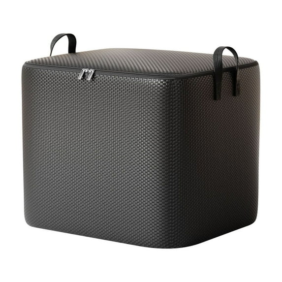 Heavy Duty Storage Bag with Woven Material and Double Zipper for S Clothes Toys Books, Large Capacity & Foldable for Space Saving, Ideal for Moving Dorm College and Home Organization