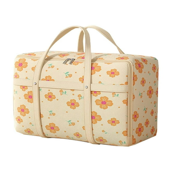 Heavy Duty Storage Bags, Extra Large Storage Tote, Reinforced Handles Double Zipper Clothes Organizer, Waterproof Non-Woven Fabric Foldable Storage Bag for Moving and Home Use