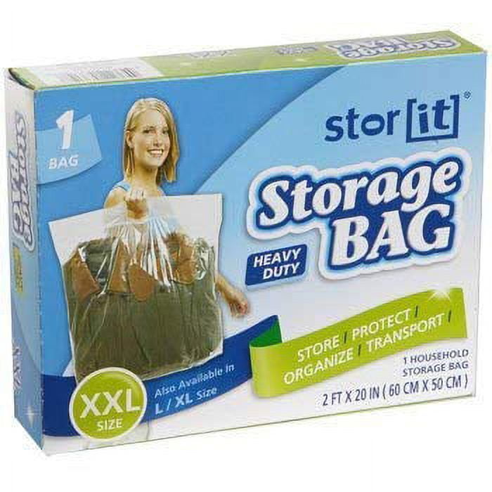Heavy Duty Storage Bags Size XXL, 1 Count (Pack of 3)