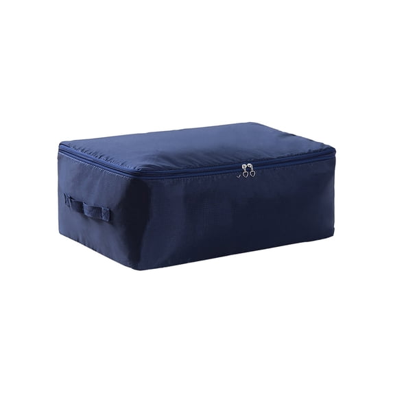 Heavy Duty Storage Bags for Quilts and Blankets, Zippered Cloth Organizer with Foldable Design, Large Capacity for Clothing and Home Moving Use