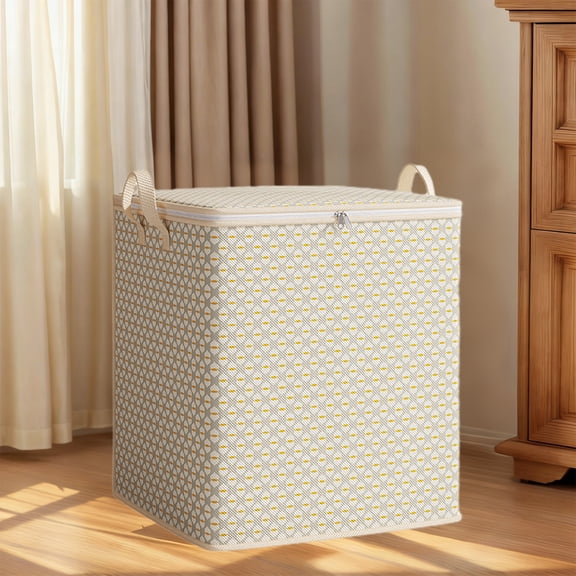 Heavy Duty Storage Containers with Secure Lid - Extra Large Capacity for Clothes Blankets Organization - Stackable Moving Boxes for Home Wardrobe Garage