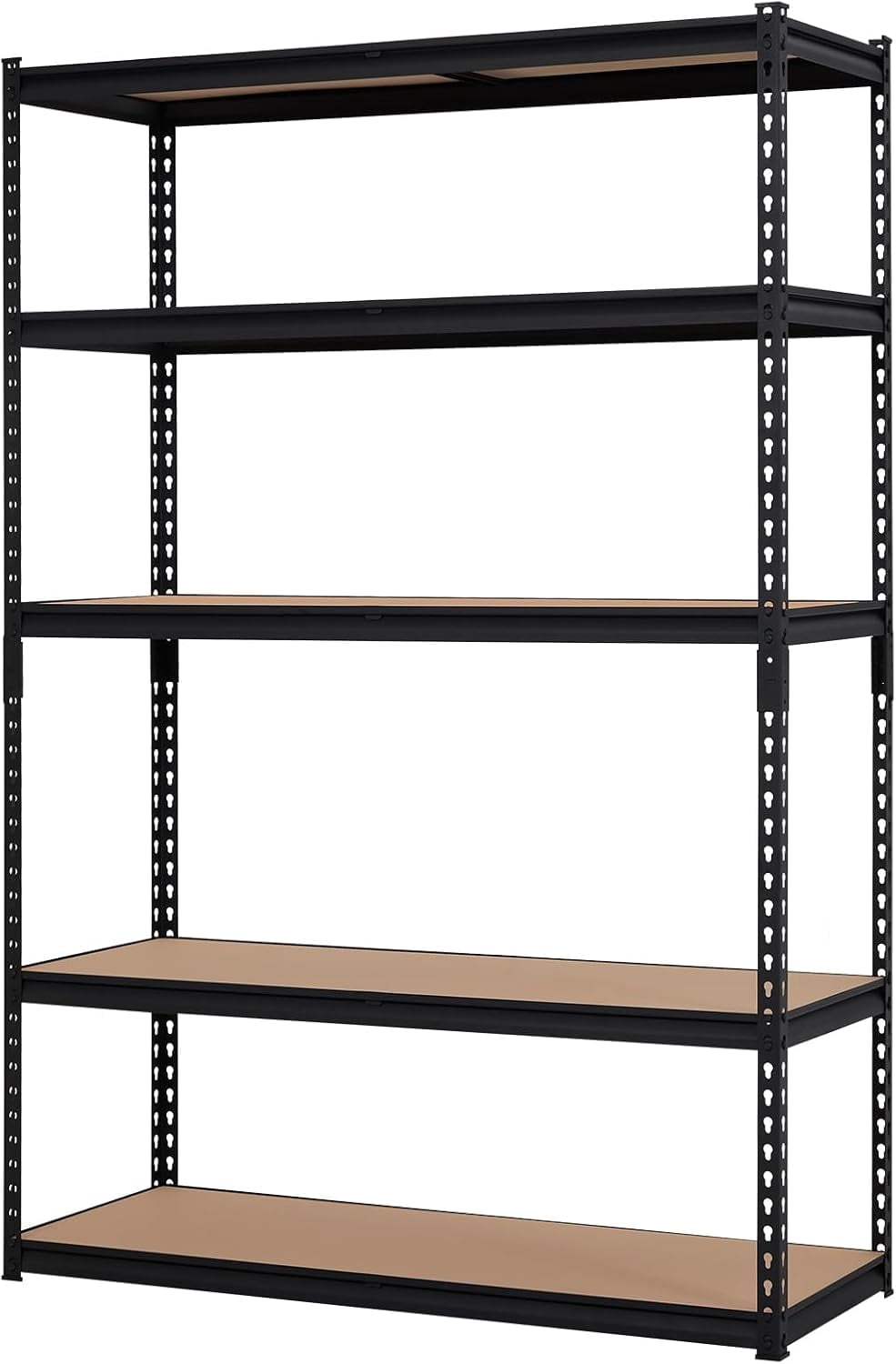 Heavy Duty Storage Shelves 36" x 18" x 72", 5 Tier Durable Metal Construction, Adjustable Shelving, Storage Utility Rack Shelf Unit for Garage, Kitchen, Warehouse