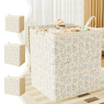 Heavy Duty Storage With Reinforced Handles Extra Large Storage Bags For Clothes Toys Christmas Decoration Organizer Tote Bag Thickened Double Zipper